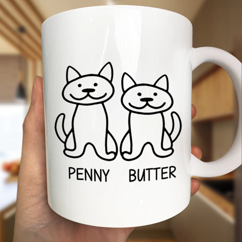 Pet Lovers,Pet Mom,Dog Lovers,Dog Mom,Cat Lovers,Cat Mom,Happy - Thank You For Scooping Our Poo - Personalized Mug