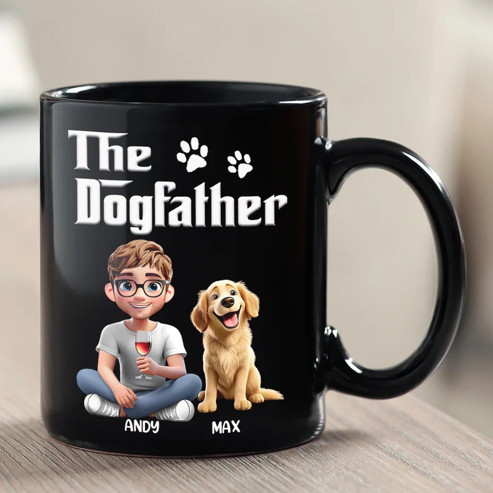 The Dogfather 3D Pet Lover - Personalized Mug
