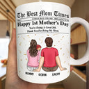 New Mom,New baby,Happy - The Best Mom Times New Mom - Personalized Mug