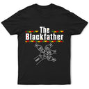 Afro Dad,Gift For Father,Gift For Grandpa,Happy,Top Market - The Blackfather Fist Bump - Personalized T Shirt