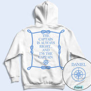 Top Market, Confident, Gift For Men, Gift For Yourself, Summer, Icon - The Captain Is Always Right - Personalized T Shirt