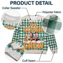 Christmas,Family,Icon,Happy - The Cookie Crew Family - Personalized Unisex Ugly Sweater