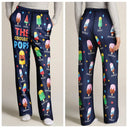 Gift For Husband,Gift For Yourself,Gift For Men,Gift For Father,Gift For Grandpa,Non-Eng,Icon,Humorous - The Coolest Pop Grandpa Dad - Personalized Pajama Pants