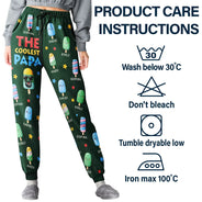 Gift For Husband,Gift For Yourself,Gift For Men,Gift For Father,Gift For Grandpa,Non-Eng,Icon,Humorous - The Coolest Pop Grandpa Dad - Personalized Pajama Pants