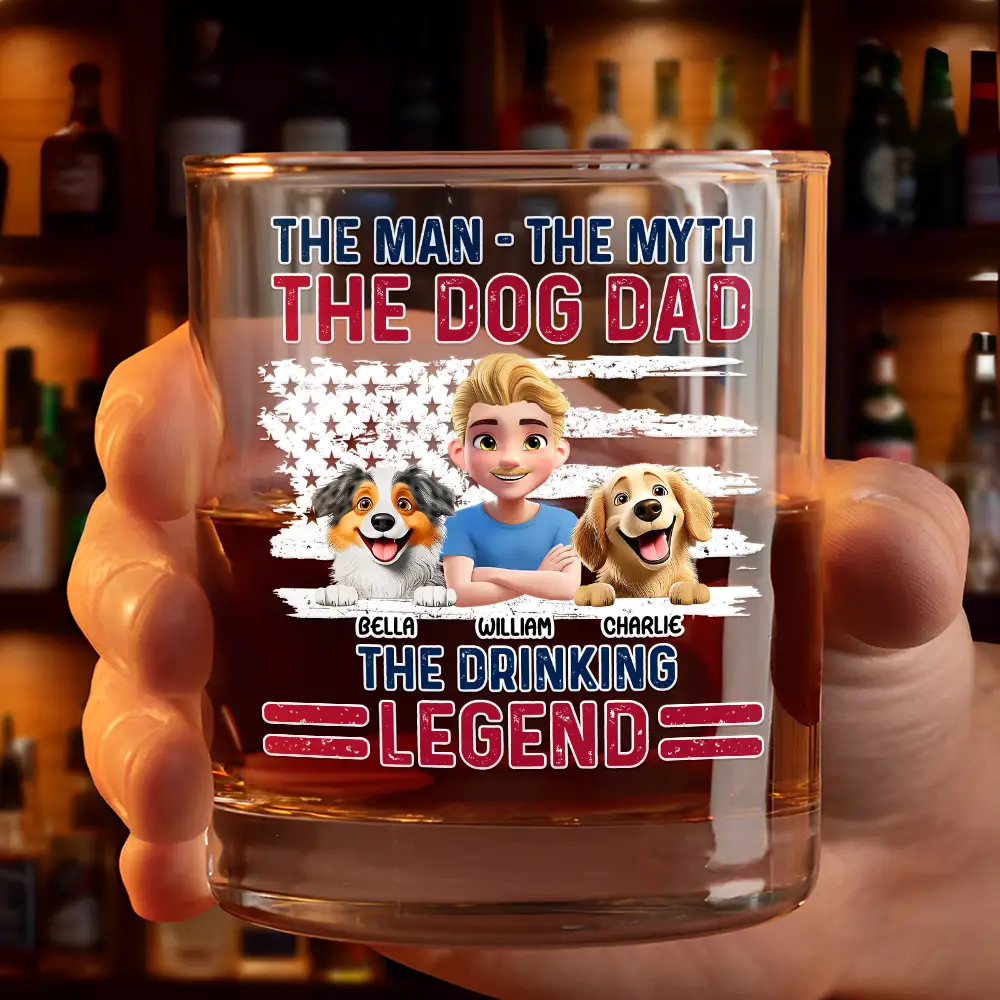 The Drinking Legend - Personalized Whiskey Glass