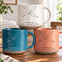 Top Market,Sentimental,Christmas,Family,Icon - The Greatest Gift Sibling Brother Sister Hands Line Art - Personalized Pottery Mug