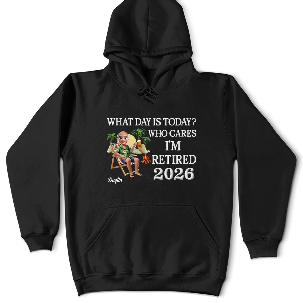 Retirement,Gift For Yourself,Gift For Mother,Gift For Father,Happy - The Legend Has Retired 3D Embroidery Effect - Personalized T Shirt