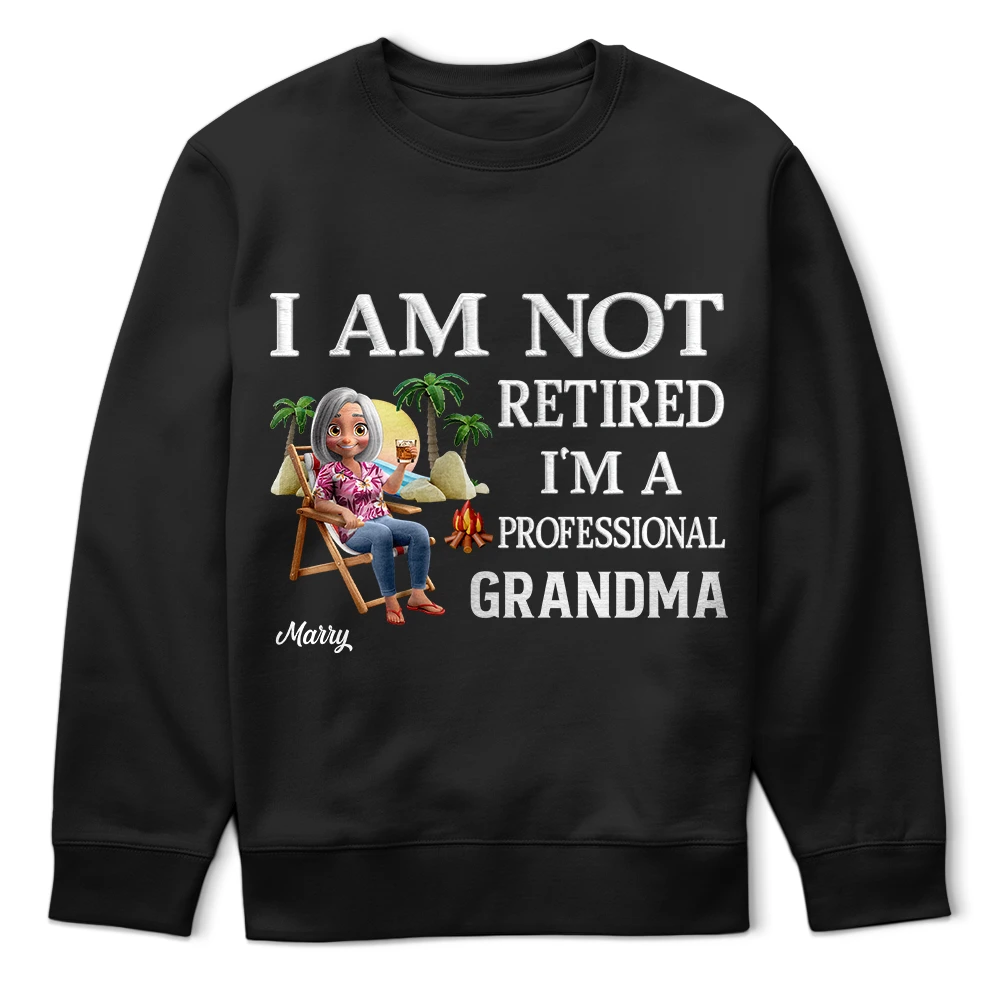 Retirement,Gift For Yourself,Gift For Mother,Gift For Father,Happy - The Legend Has Retired 3D Embroidery Effect - Personalized T Shirt