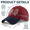 Happy,Gift For Father,Gift For Grandpa,Gift For Men,Retirement,Independence Day,America 250th,Vector,Humorous - The Legend Has Retired American Dad Grandpa - Personalized Two Tone Cap