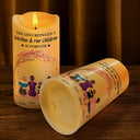 Gift For Mother,Single Mom,Memorial,Mom - Daughters (Adult),Mom - Daughters (Young),Mom - Sons,Mom - Children,Gift For Women,Love - The Love Between A Mother And Her Children - Personalized Flameless LED Candle