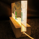 Gift For Women,Gift For Mother,Single Mom,Mom,Daughters,Sons,Children,Love - The Love Between A Mother & Her Daughters Sons - Personalized Rectangle LED Light