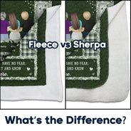 Gift For Women,Gift For Mother,Mom,Daughters,Gift For Daughter,Love - The Love Between Mother And Daughters - Personalized Fleece Blanket, Sherpa Blanket