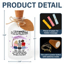 Gift For Mother,Mom - Daughters (Adult),Happy - The Love Between Mother & Daughter - Personalized Short Bottle Light