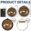 Christmas,Family,Gift For Bestie,Gift For Sisters,Gift For Brothers,Cousin - The Love Between Us Know No Distance Wooden States - Personalized 2-Layered Wooden Ornament