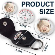 New Mom,New Dad,New baby,Love - The Moment You Became My Mommy Daddy - Personalized Leather Pocket Hug
