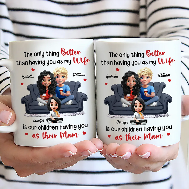 Gift For Couples,Gift For Husband,Gift For Wife,Happy - The Only Thing Better Than Having You As My Wife - Personalized Mug