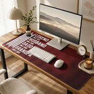 Gift For Father,Gift For Grandpa,Independence Day,Gift For Husband,Afro Dad,Non-Eng,Icon,Proud - The Original Legend Legend Husband Daddy Grandpa - Personalized Leather Desk Mat
