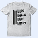 Gift For Grandpa,Dad's Hobby,Afro Dad,Gift For Men,Independence Day,Happy,Top Market - The Original Legend Legend Husband Daddy Grandpa - Personalized T Shirt