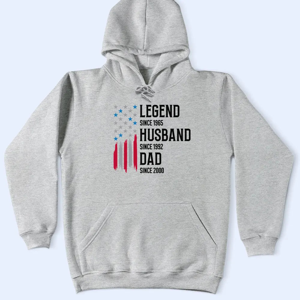 Gift For Grandpa,Dad's Hobby,Afro Dad,Gift For Men,Independence Day,Happy,Top Market - The Original Legend Legend Husband Daddy Grandpa - Personalized T Shirt