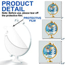 Christmas,Gift For Couples,Travel,Gift For Yourself - The Year We Visited Around The Globe - Personalized Custom Shaped Acrylic Ornament