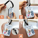 Travel,Gift For Couples,Gift For Husband,Gift For Wife,Happy - The Year We Will Visit Travel Couple Yourself - Personalized Luggage Tag