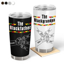 Afro Dad,Gift For Men,Gift For Father,Gift For Grandpa,Happy,Top Market,Top Market,Icon - The Blackfather Fist Bump - Personalized Tumbler