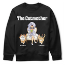 The Catmother Cool Outfit For Cat Lady - Personalized T Shirt