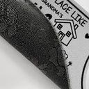 Gift For Grandma,Grandma,Grandkids,Gift For Grandpa,Grandpa - Grandkids,Gift For Grandparents - There's No Place Like Grandma House Stick Figure - Personalized Doormat