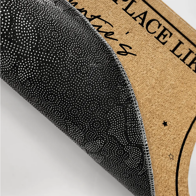 Gift For Grandpa, Gift For Grandma, Gift For Grandparents, Parents, Happy - There's No Place Like Nana Papa's House Grandparents - Personalized Doormat