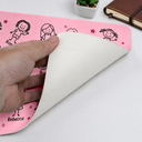 Gift For Father,Top Market,Proud,Icon - This Daddy Belongs To - Personalized Leather Desk Mat