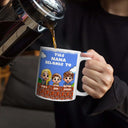 Gift For Father,Gift For Grandpa,Funny - This Daddy Belongs To Kids Pixel Art - Personalized White Edge-to-Edge Mug