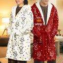 Gift For Grandpa,Gift For Grandma,Gift For Grandparents,Gift For Mother,Gift For Father,Happy - This Daddy Mommy Belongs To Kids Pet - Personalized Hooded Robe