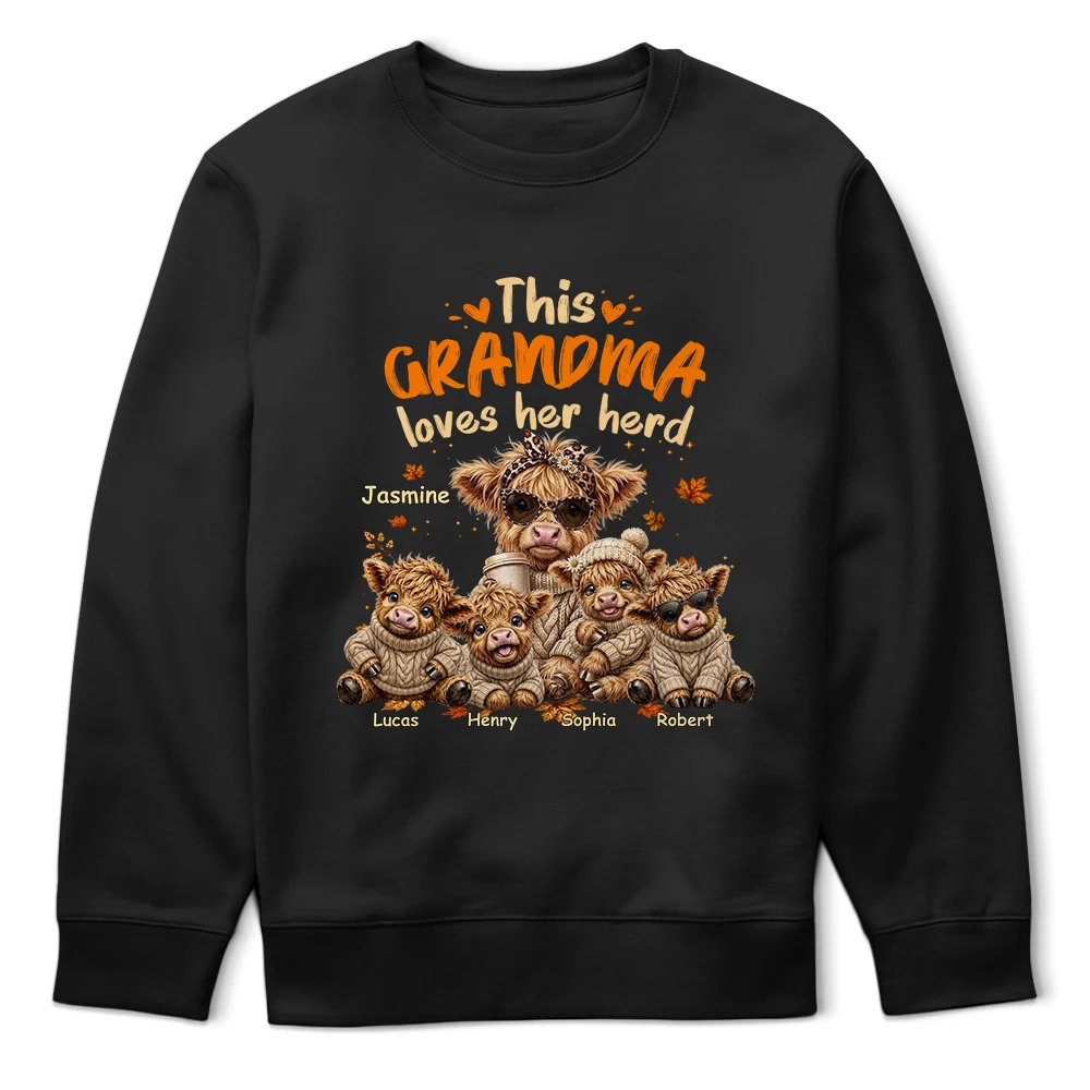 This Grandma Loves Her Herd - Personalized T Shirt