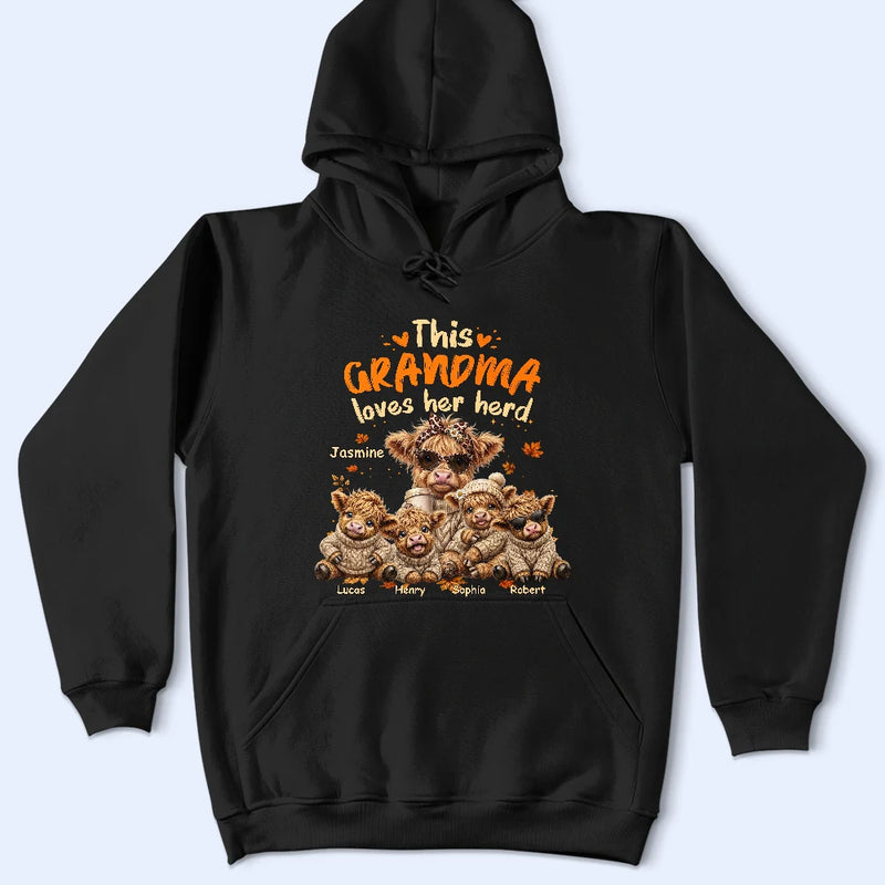 This Grandma Loves Her Herd - Personalized T Shirt