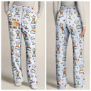 Gift For Grandma,Cozy,Icon - This Grandma Mommy Belongs To Autumn Kid Stick Figures - Personalized Pajama Pants