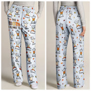 Gift For Grandma,Cozy,Icon - This Grandma Mommy Belongs To Autumn Kid Stick Figures - Personalized Pajama Pants