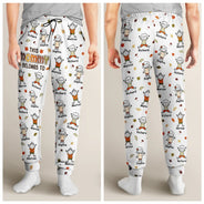 Gift For Grandma,Cozy,Icon - This Grandma Mommy Belongs To Autumn Kid Stick Figures - Personalized Pajama Pants