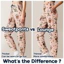 Gift For Grandma,Cozy,Icon - This Grandma Mommy Belongs To Autumn Kid Stick Figures - Personalized Pajama Pants