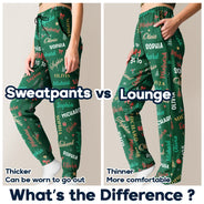 Gifts For Her,Christmas,Gift For Grandma,Icon,Happy - This Grandma Mommy Belongs To Kid Names - Personalized Pajama Pants
