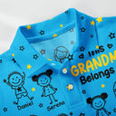 Gift For Grandparents,Gift For Grandpa,Gift For Grandma,Gift For Mother,Gift For Father,Happy,Christmas,Stick Figure - This Grandpa Dad Belongs To Kids Pet - Personalized Polo Shirt