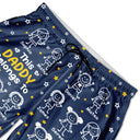 Gift For Grandparents,Gift For Grandpa,Gift For Grandma,Gift For Mother,Gift For Father,Happy,Christmas - This Grandpa Dad Belongs To Kids Pet - Personalized Unisex Beach Shorts