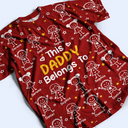 Gift For Grandparents,Gift For Grandpa,Gift For Grandma,Gift For Mother,Gift For Father,Happy,Christmas - This Grandpa Grandma Belongs To Kids Pet - Personalized Full Print T Shirt