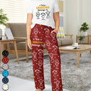 Gift For Grandparents,Gift For Grandpa,Gift For Grandma,Gift For Mother,Gift For Father,Happy,Christmas,Stick Figure - This Grandpa Grandma Belongs To Kids Pet - Personalized Loungewear Set