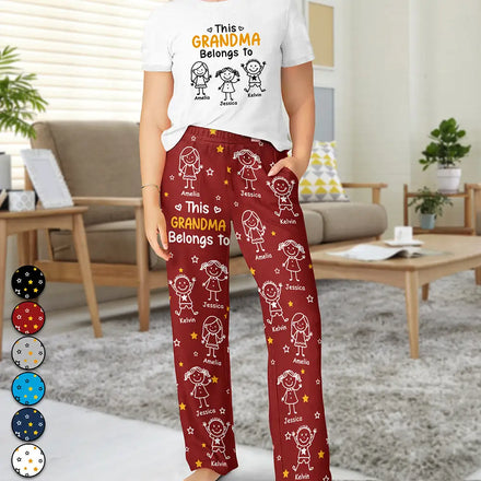 This Grandpa Grandma Belongs To Kids Pet - Personalized Loungewear Set