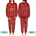 Gift For Grandparents,Gift For Grandpa,Gift For Grandma,Gift For Mother,Gift For Father,Happy,Christmas - This Grandpa Grandma Belongs To Kids Pet - Personalized Unisex Pajamas Set