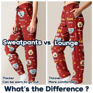 Easter,Gift For Mother,Gift For Grandma,Happy,Gift For Grandpa,Gift For Father - This Grandpa Grandma Belongs To Kids Pet Biscuits - Personalized Pajama Pants