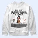Dog Mom,Dog Lovers,Funny - This Is My Pawjama Shirt 3d Effect Pet Lovers - Personalized T Shirt