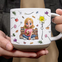 Christmas,Cozy,Reading,Gift For Yourself,Vector - This Is My Reading Mug Book Lovers - Personalized Pottery Mug