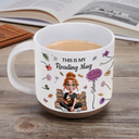 Christmas,Cozy,Reading,Gift For Yourself,Vector - This Is My Reading Mug Book Lovers - Personalized Pottery Mug