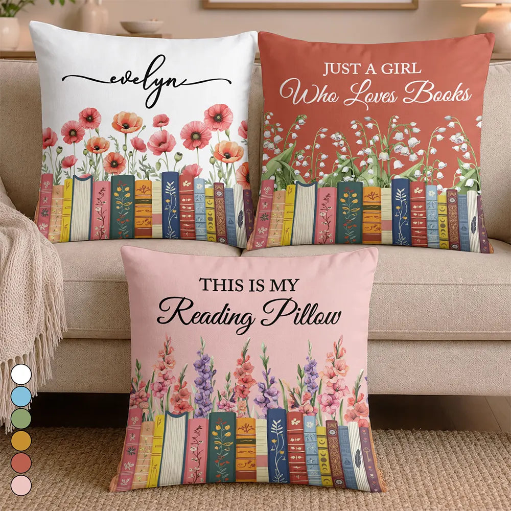 This Is My Reading Pillow - Personalized Pillow